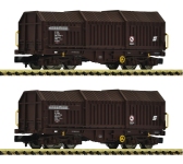 Fleischmann 6660035 - N - 2-tlg. Set Teleskophaubenwagen Shimmns, ÖBB, Ep. V